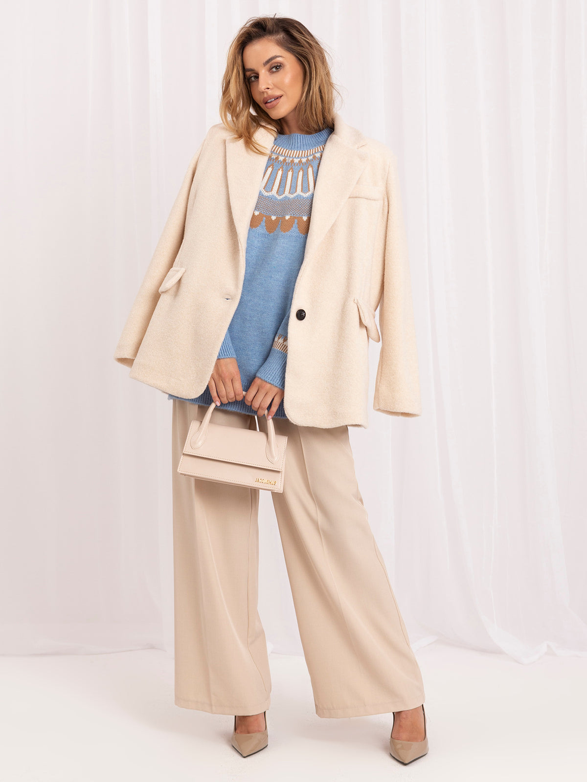 MELFIA – Klassischer Pullover mit elegantem Muster
