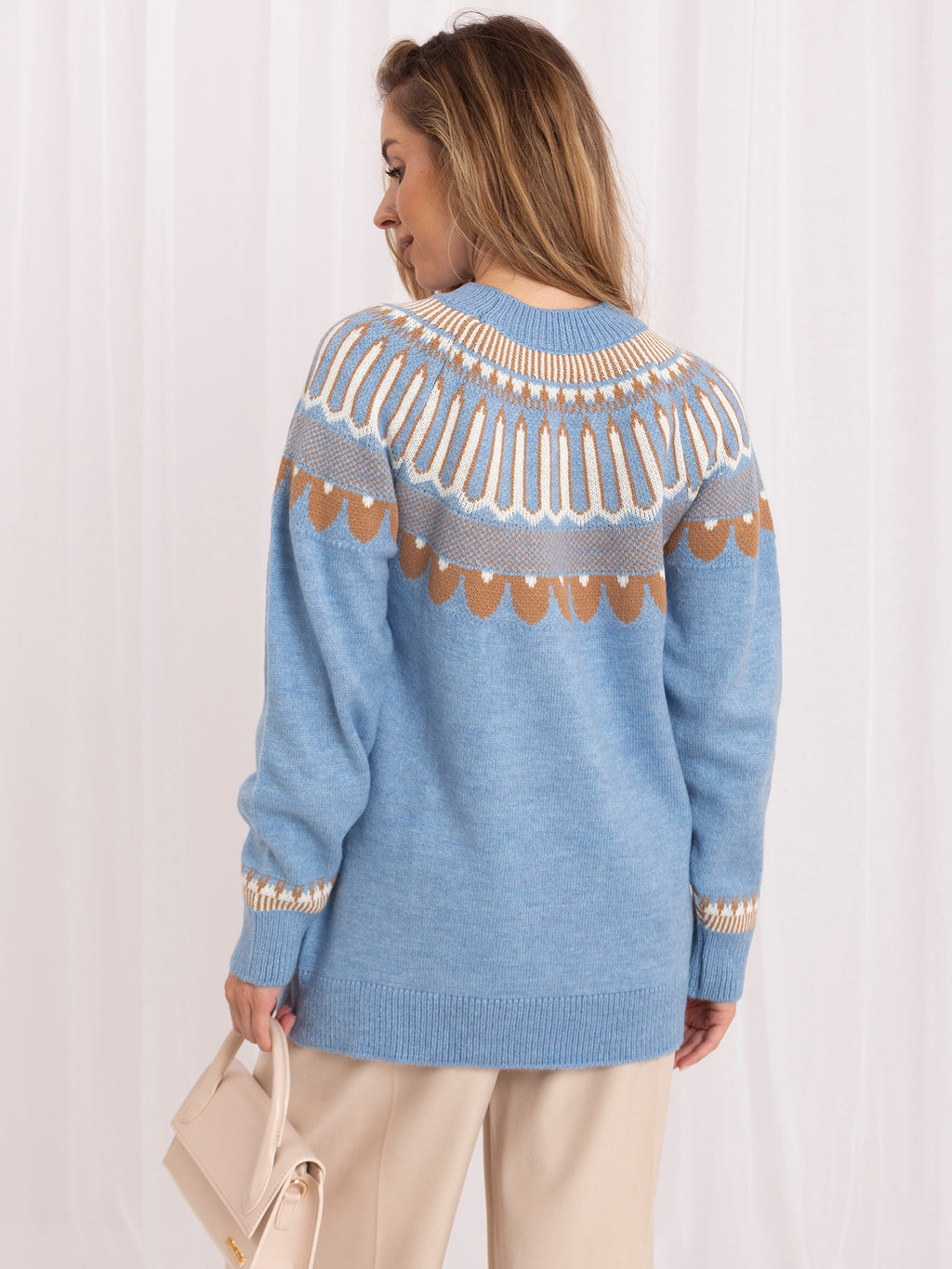 MELFIA – Klassischer Pullover mit elegantem Muster