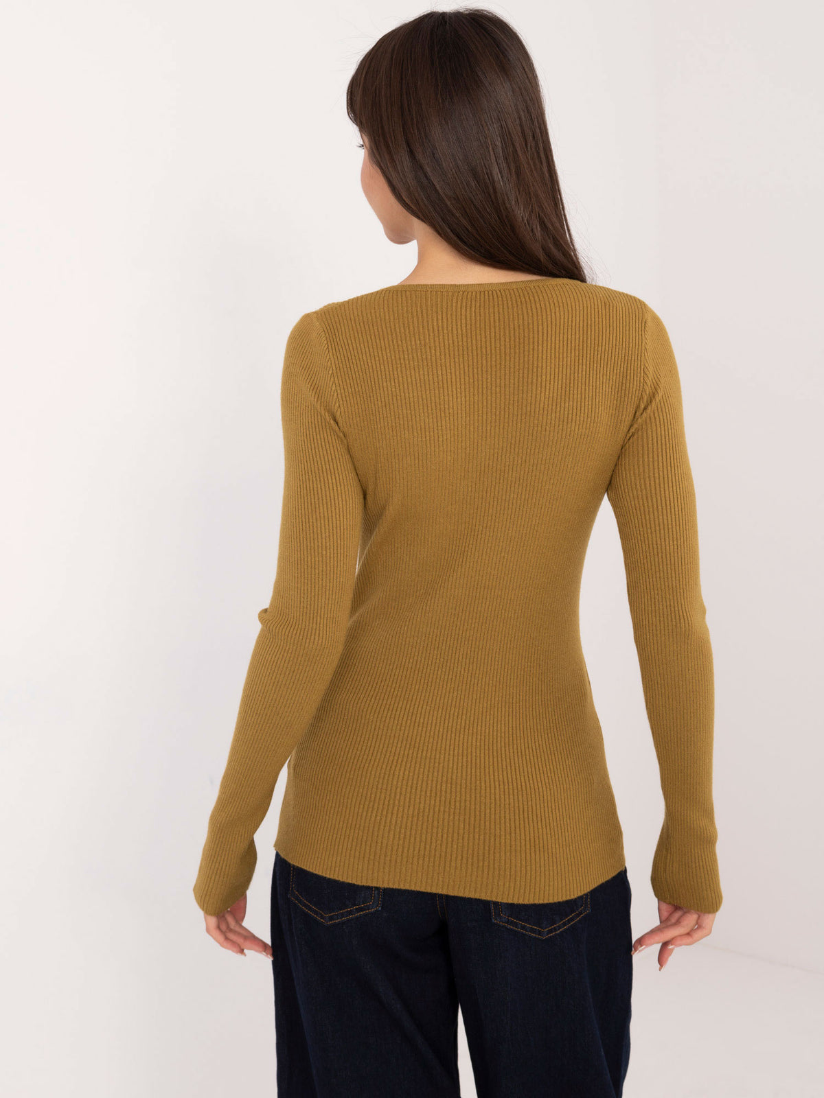 MELFIA® Taillierter Pullover mit Streifen