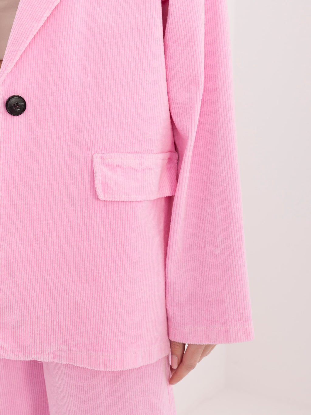 MELFIA  Cordjacke mit Taschenimitat