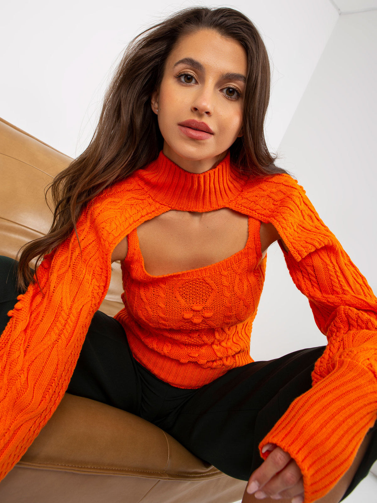 MELFIA – Strickset mit Crop-Pullover und Top