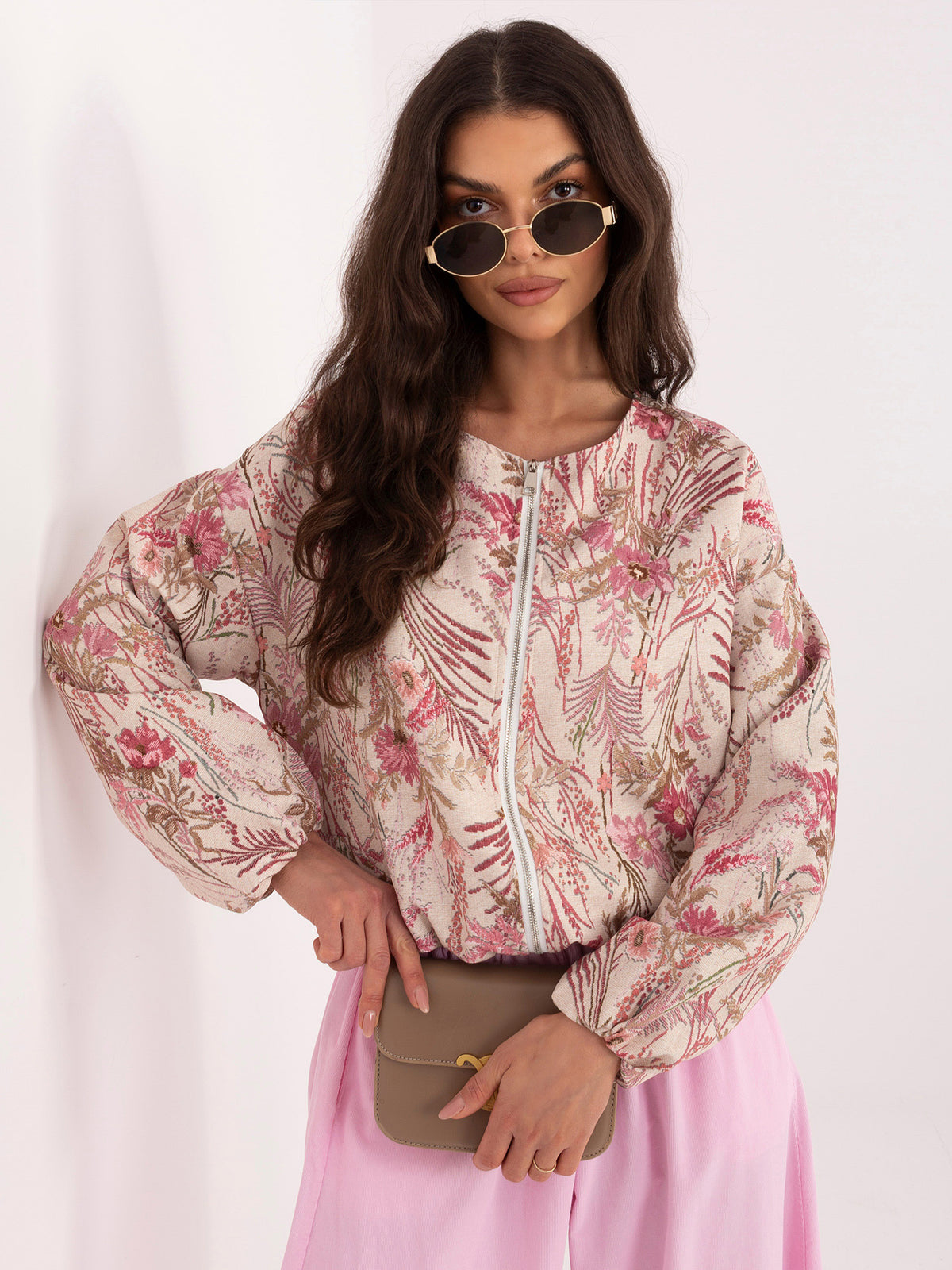 MELFIA Floral Bomber Jacket