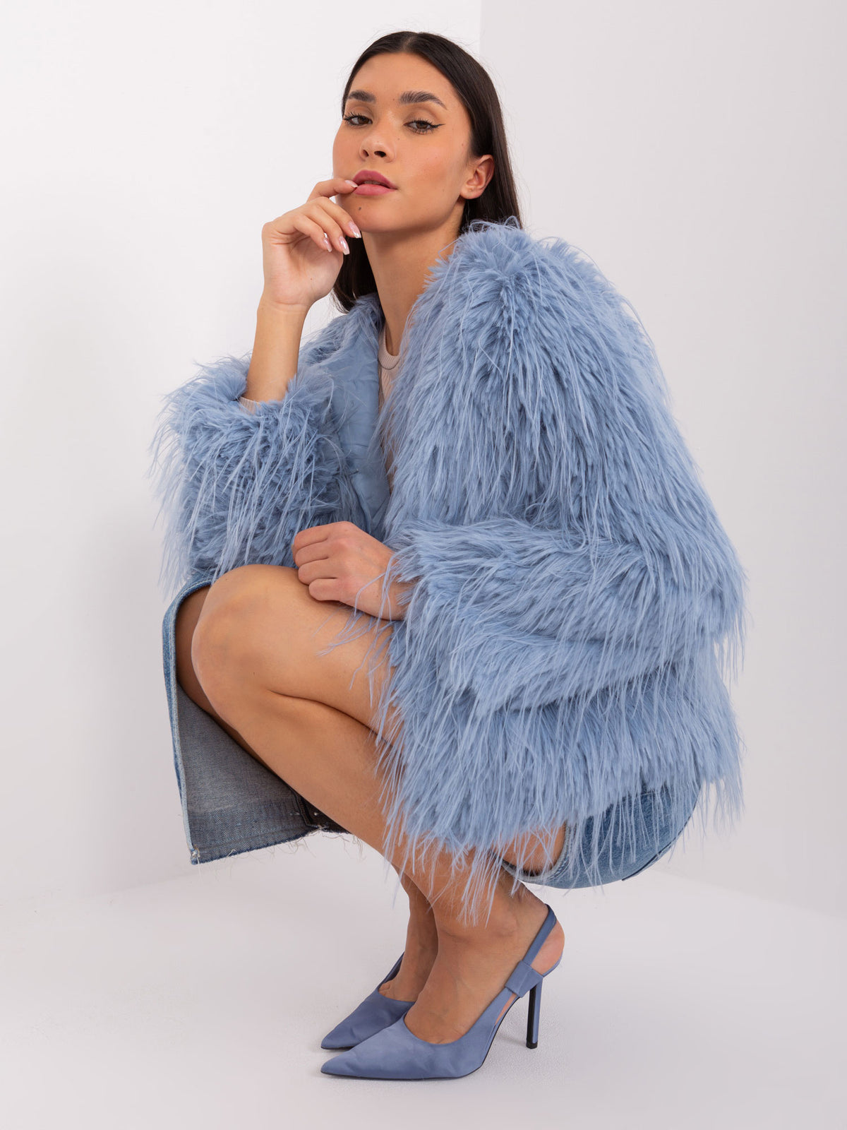 MELFIA NORA -Pelzjacke mit Futter