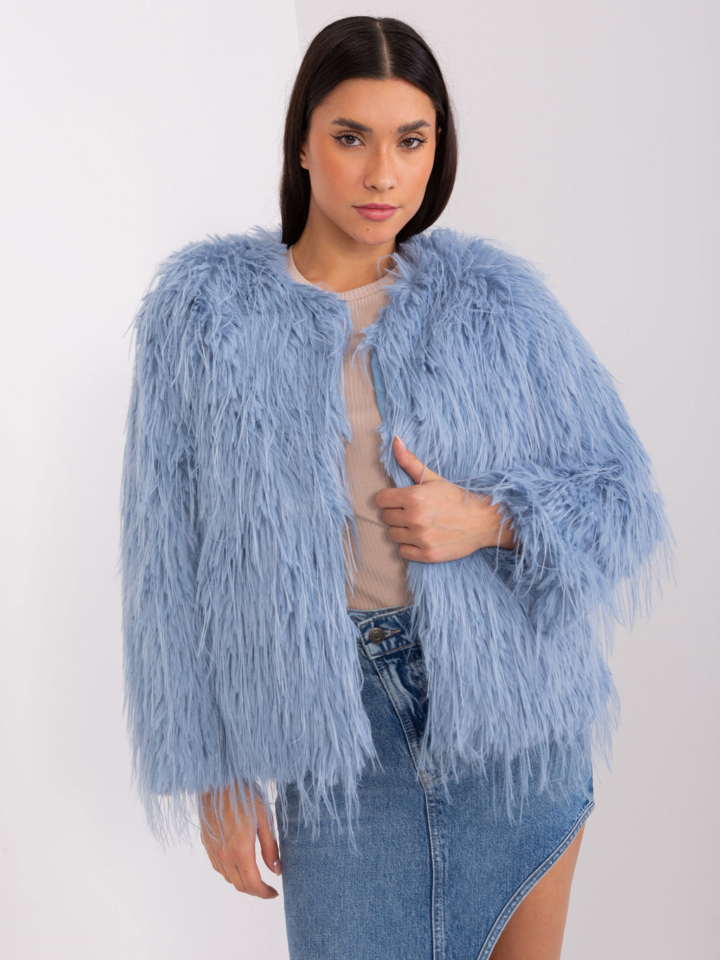 MELFIA NORA -Pelzjacke mit Futter