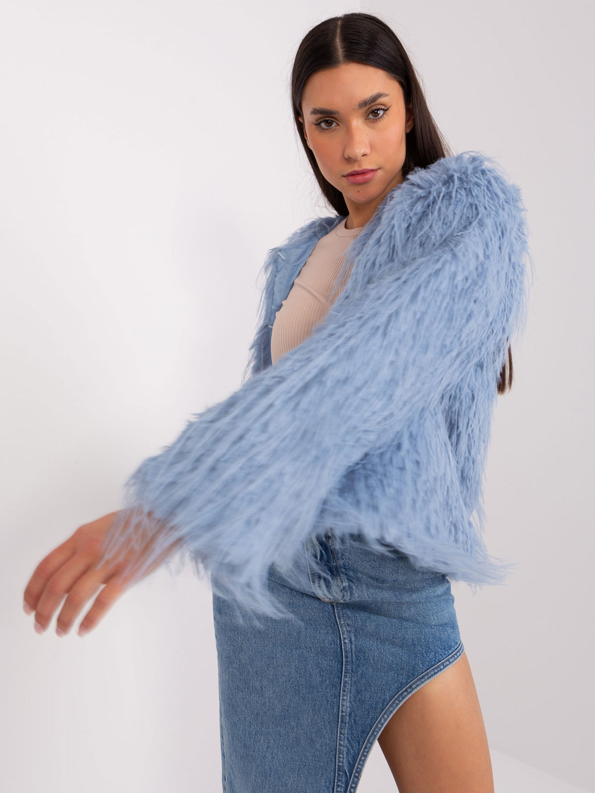 MELFIA NORA -Pelzjacke mit Futter