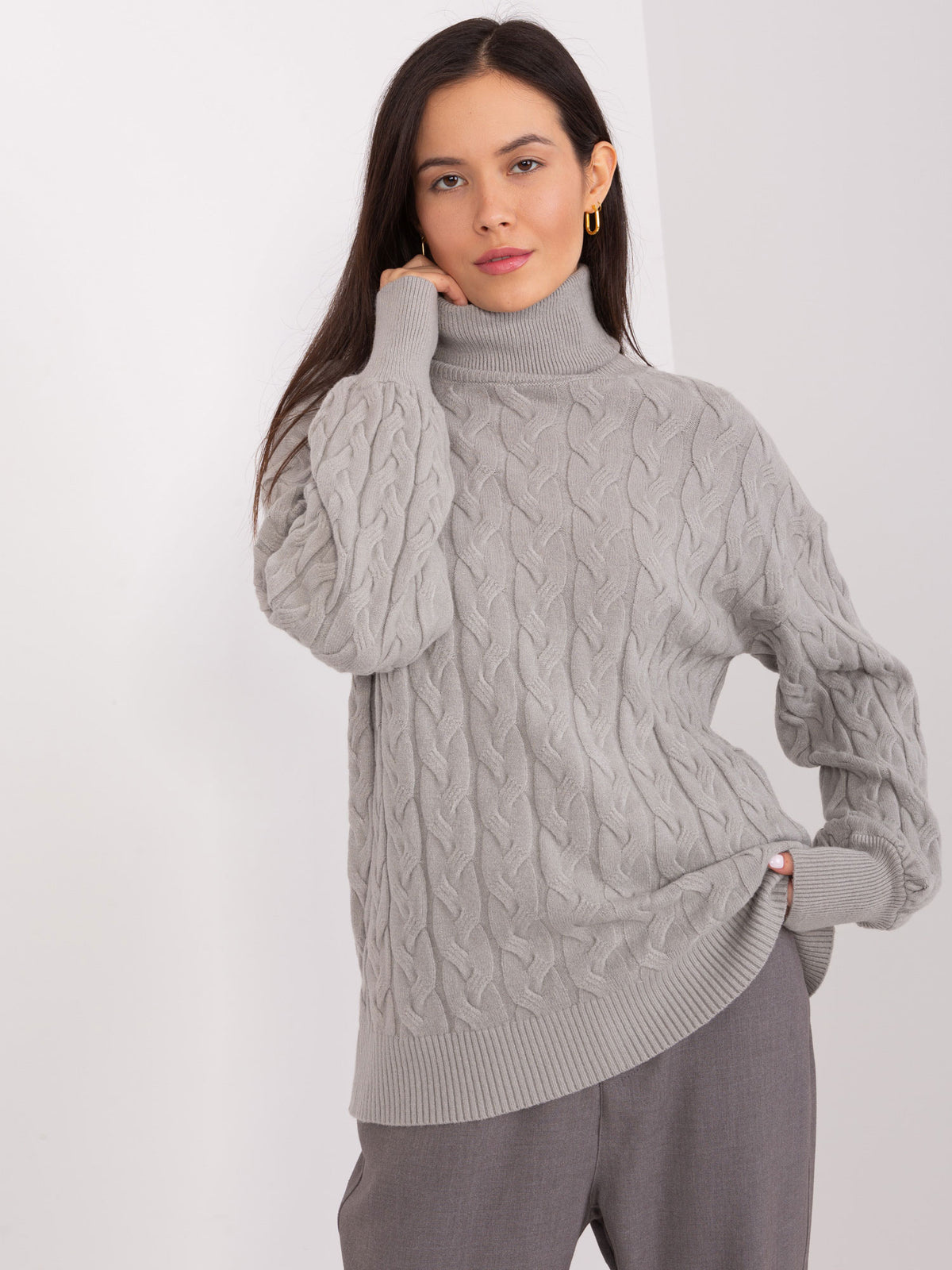 MELFIA – Pullover mit Zopfmuster