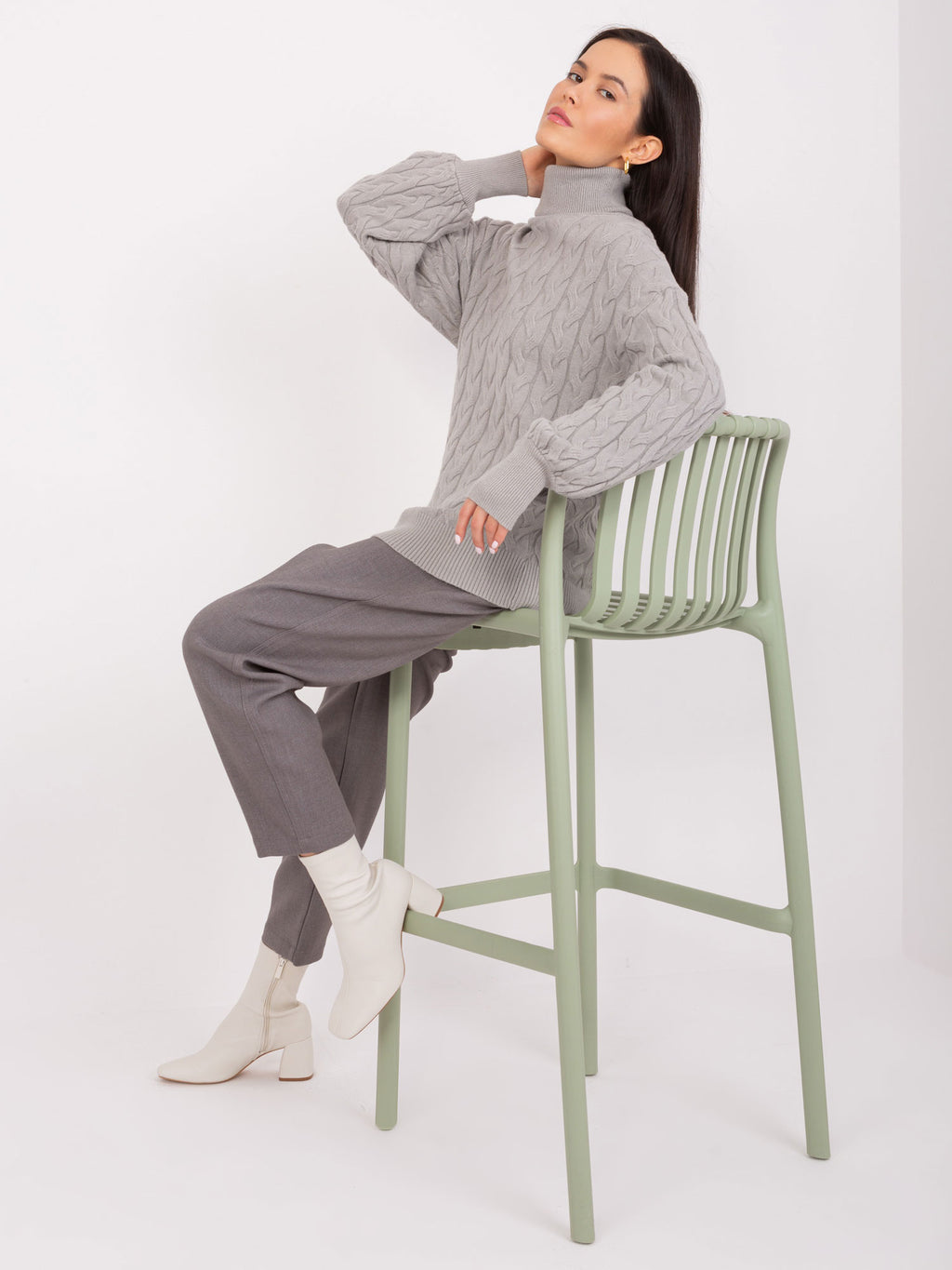 MELFIA – Pullover mit Zopfmuster
