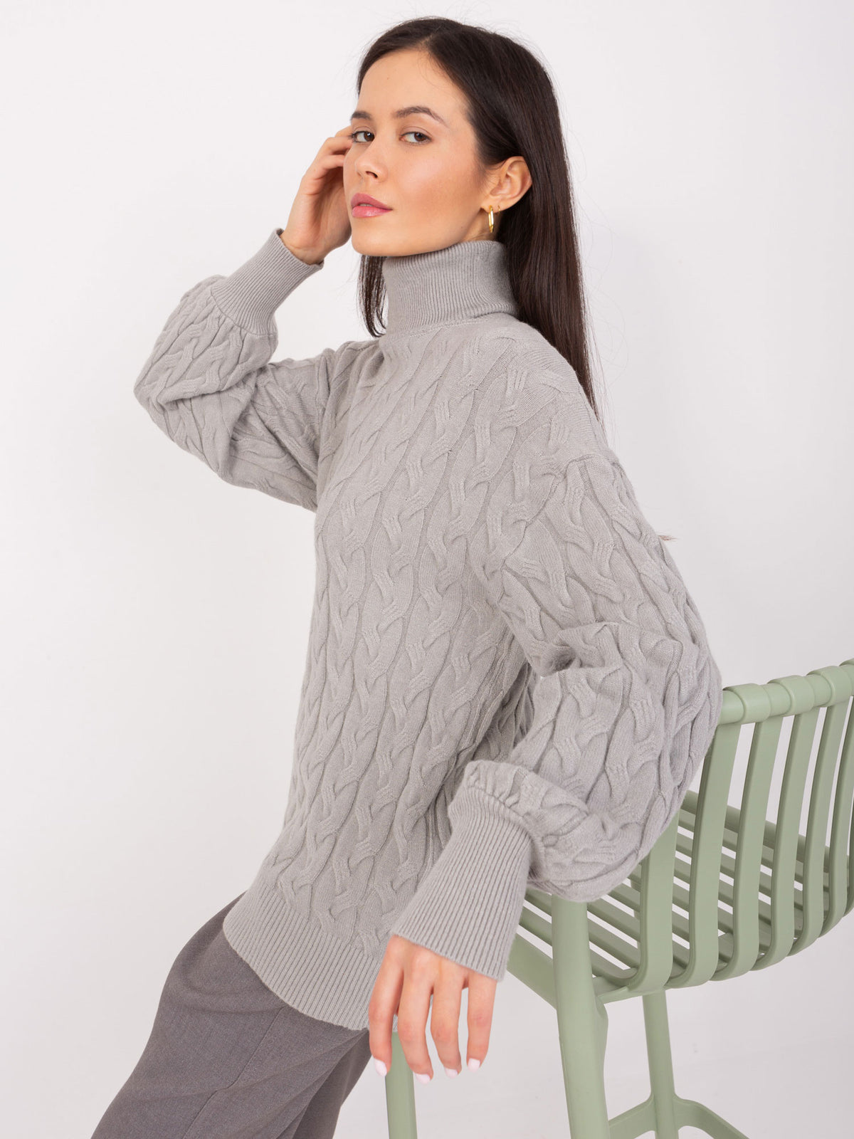 MELFIA – Pullover mit Zopfmuster