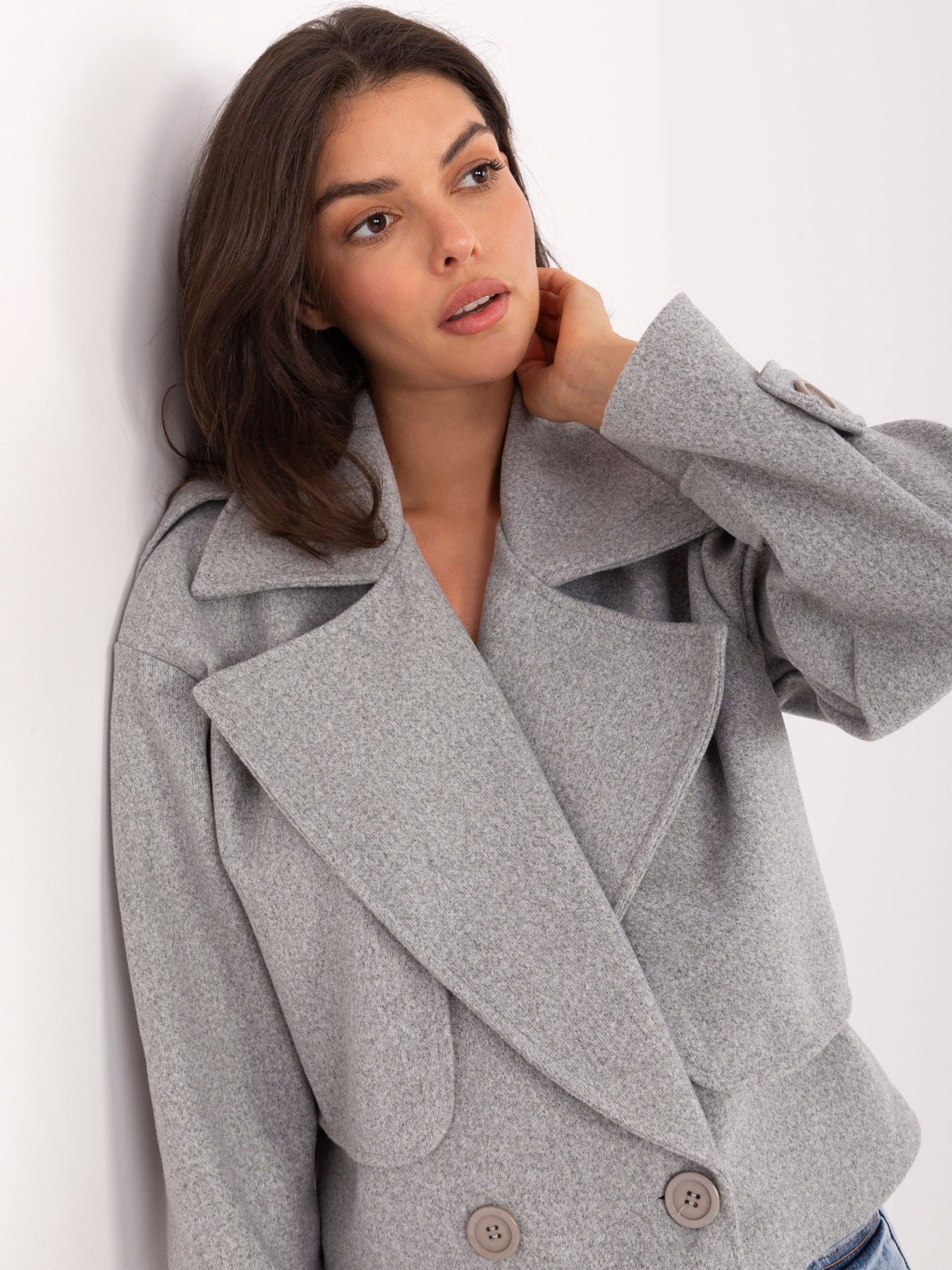 MELFIA Double-Breasted Coat
