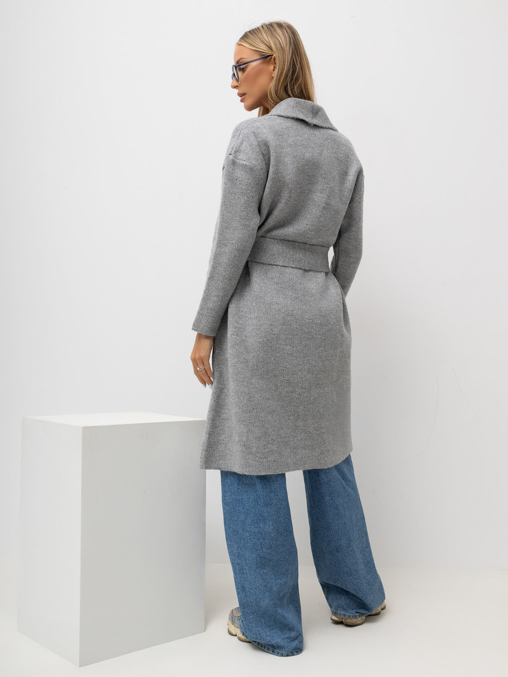 MELFIA® Cardigan mit Stoffgürtel
