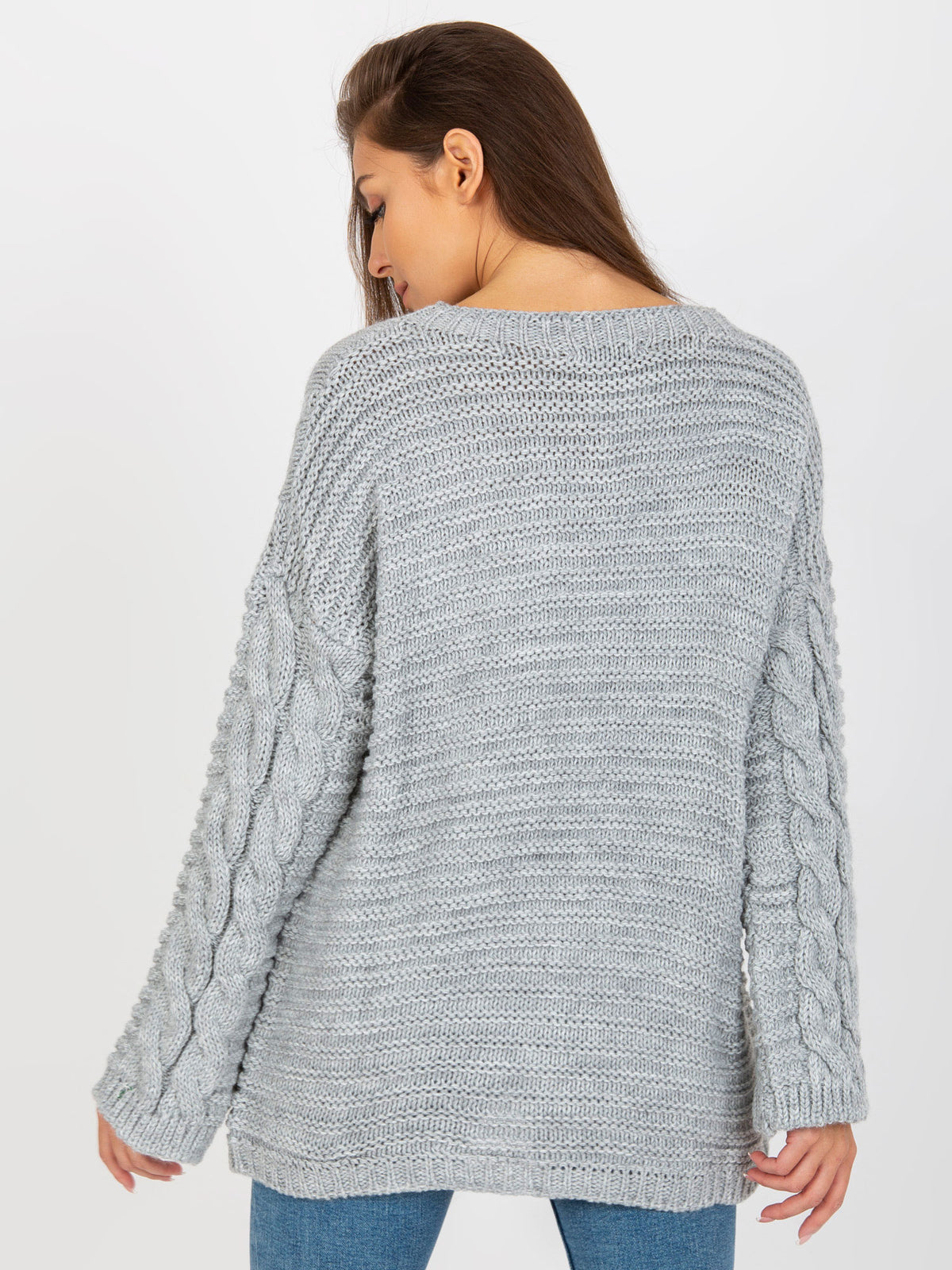 MELFIA – Wollpullover mit markantem Zopfmuster