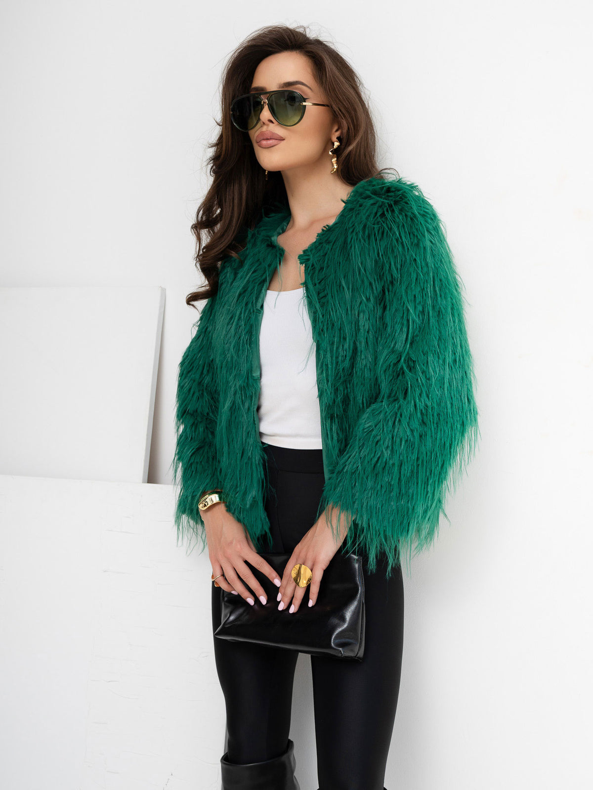 MELFIA NORA -Pelzjacke mit Futter
